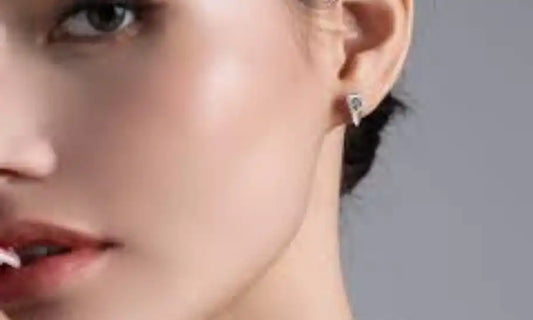 Airy Woman Wearing Body Jewelry