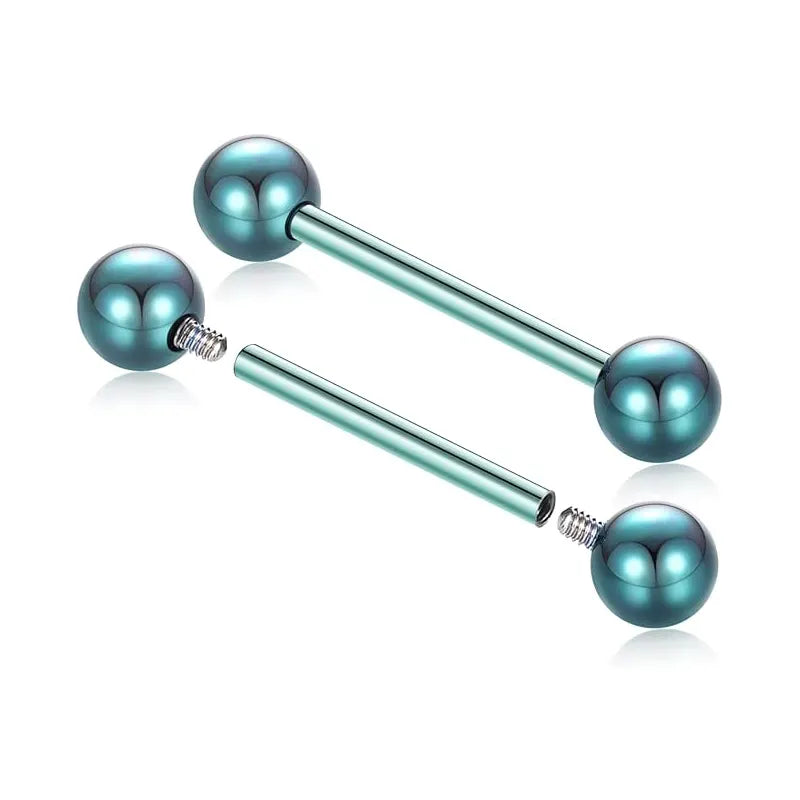 G23 Titanium Nipple Barbells Jewelry