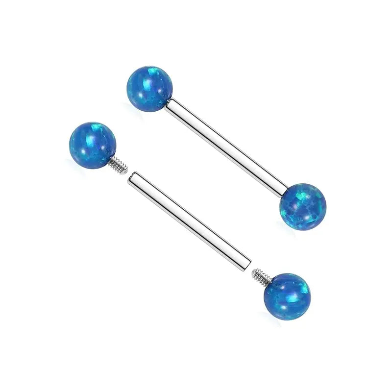 G23 Titanium Nipple Barbells Jewelry