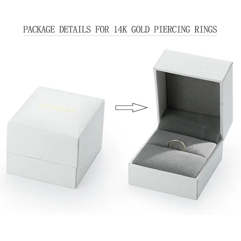 14K Pure Gold Basic Open Ring 1.2 Gold