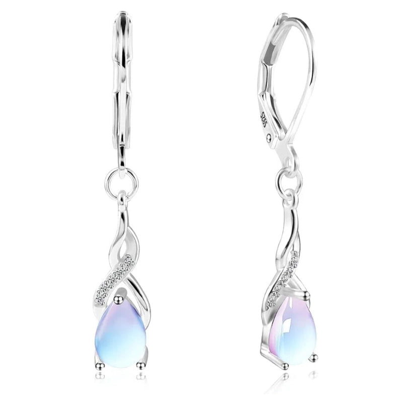 Moonstone Drop Earrings