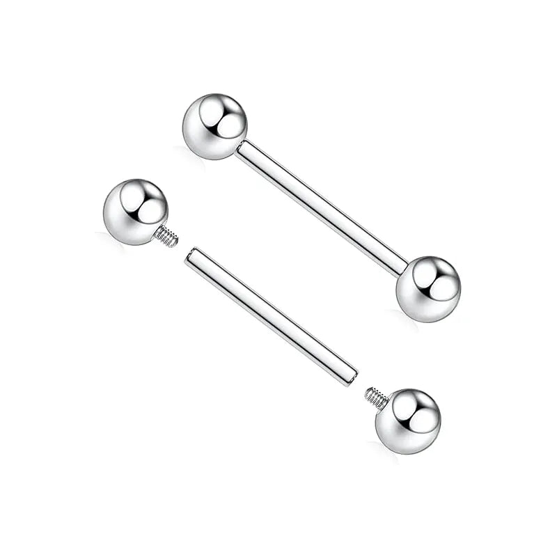 G23 Titanium Nipple Barbells Jewelry