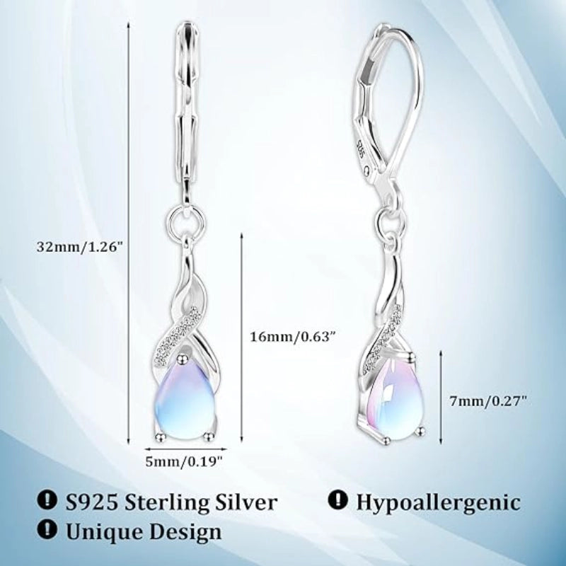 Moonstone Drop Earrings