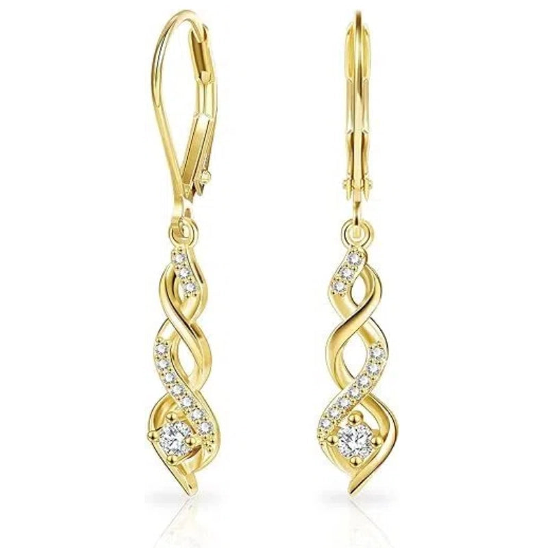 Infinity Drop Dangle Earrings
