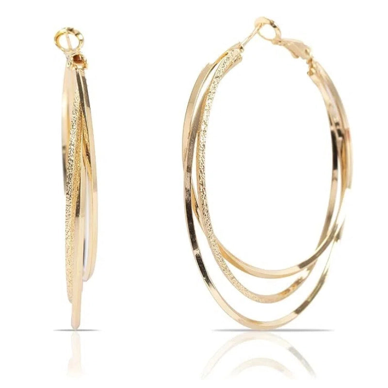 Triple Hoop Earrings