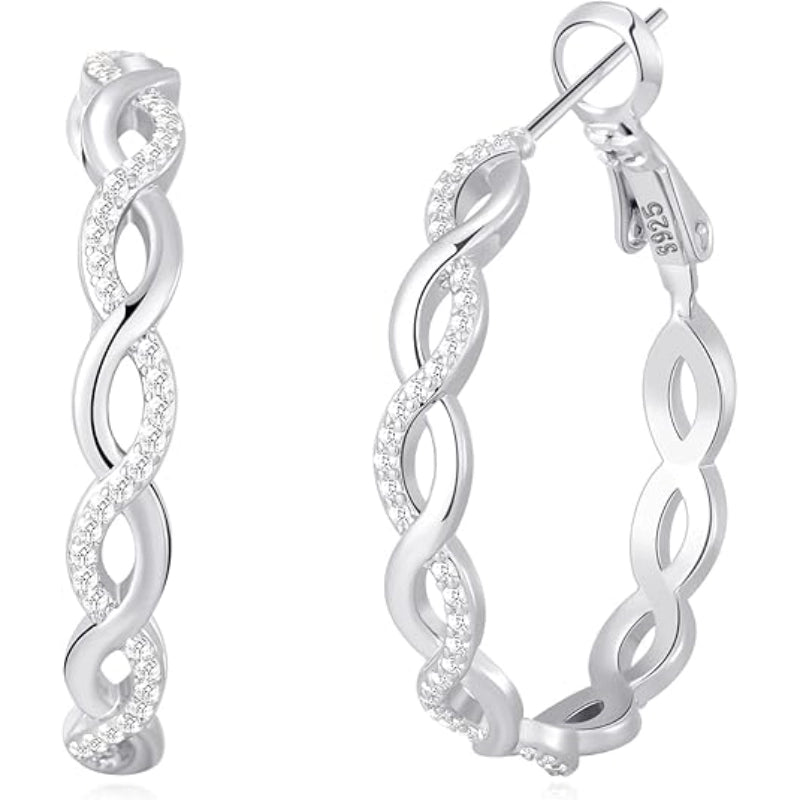 Twisted Hoop Earrings