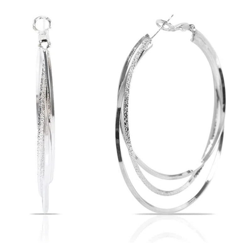 Triple Hoop Earrings