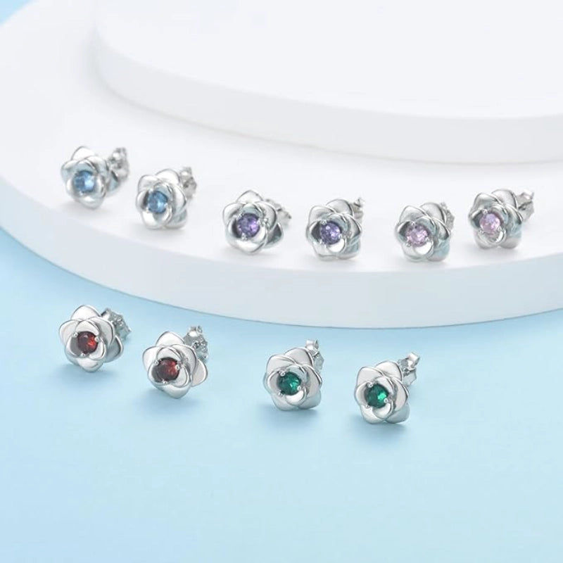 Rose Stud Earrings