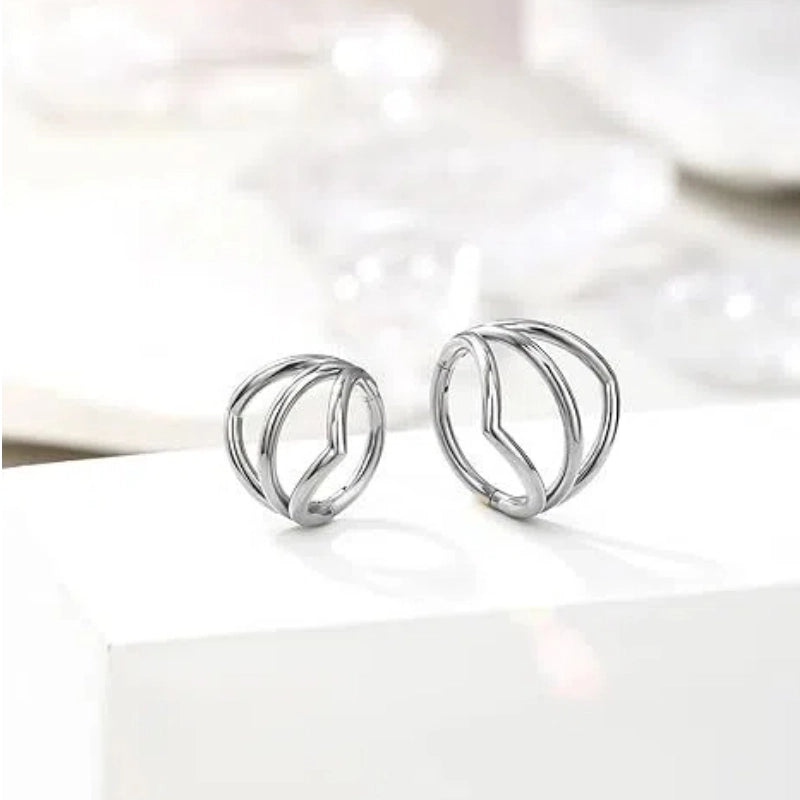 Titanium Hinged Earrings