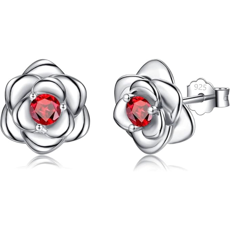 Rose Stud Earrings