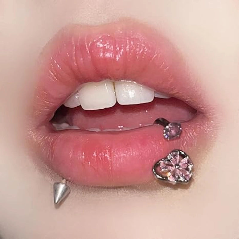 Floral Lip Ring