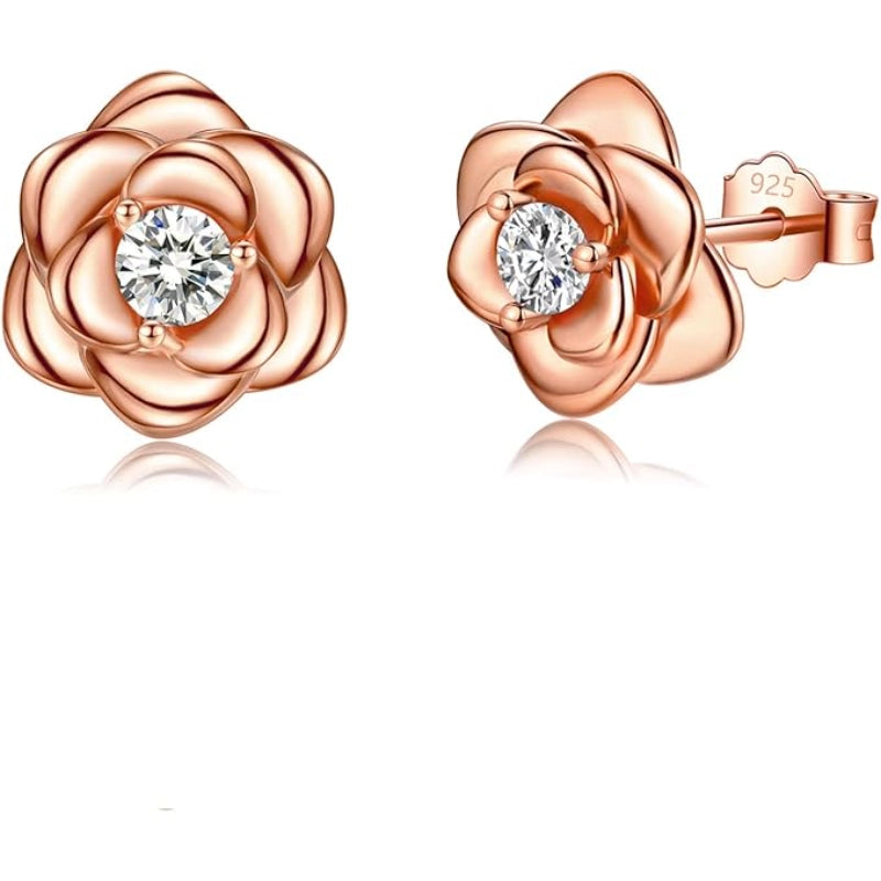 Rose Stud Earrings