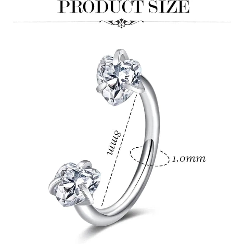 white zircon set