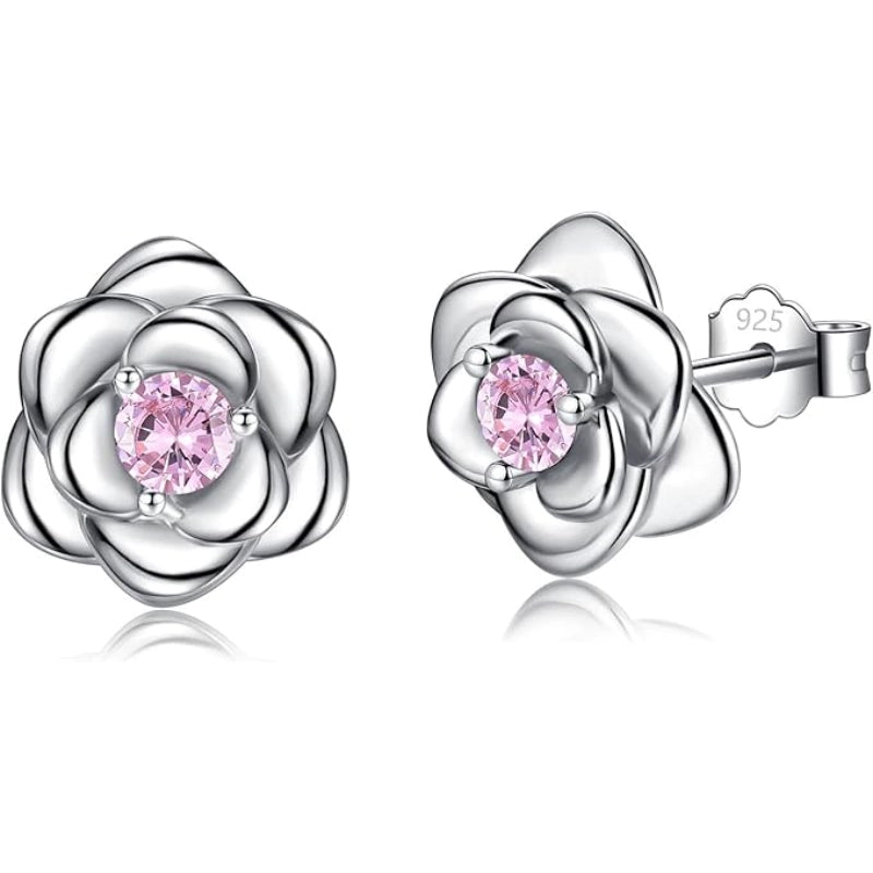 Rose Stud Earrings