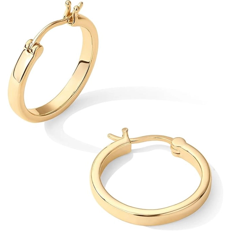 Gold-plated earrings