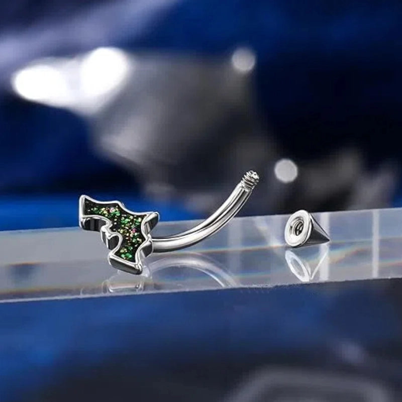 Bat Eyebrow Piercing