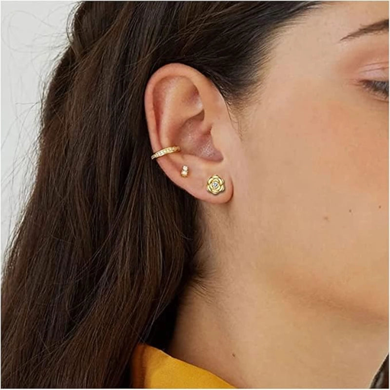 Rose Stud Earrings