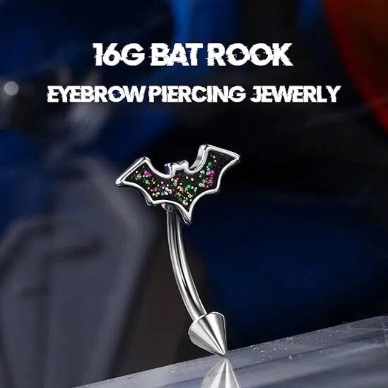 Bat Eyebrow Piercing