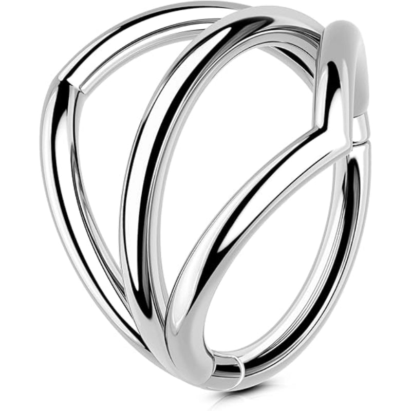 Titanium Hinged Earrings