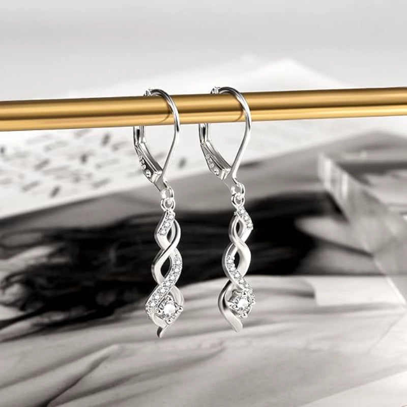 Zircon Drop Earrings