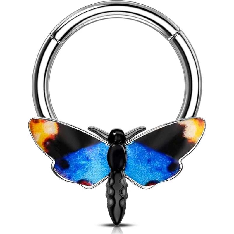 Halloween Moth Septum Ring