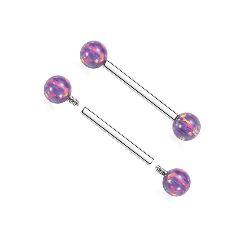 G23 Titanium Nipple Barbells Jewelry