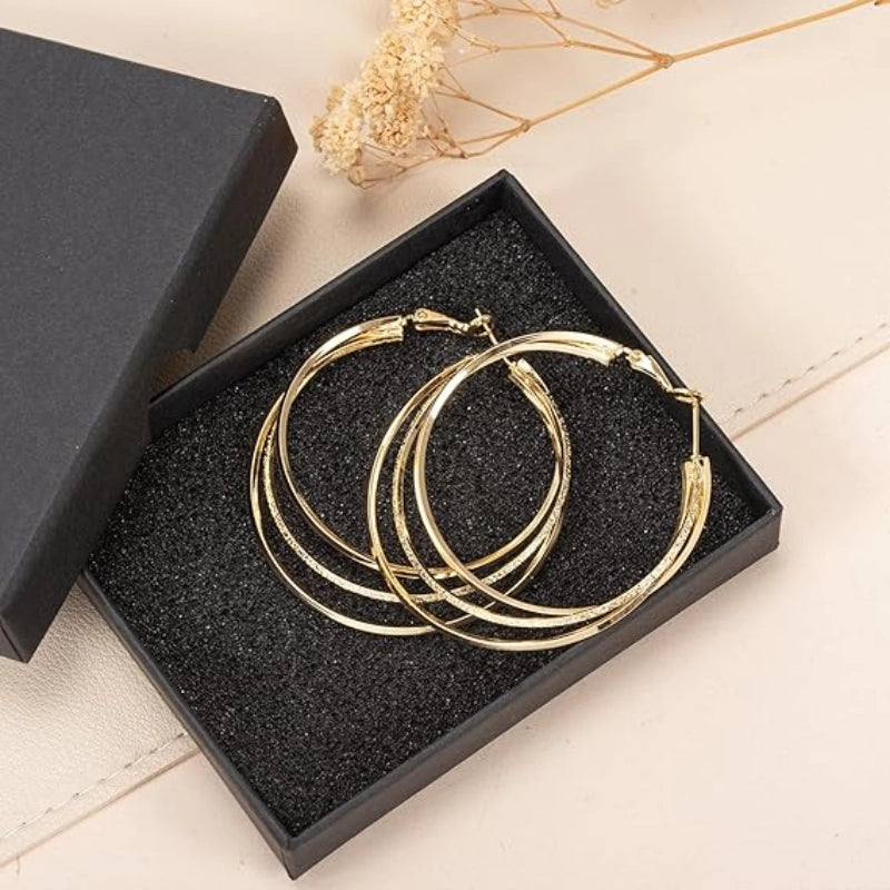 Triple Hoop Earrings