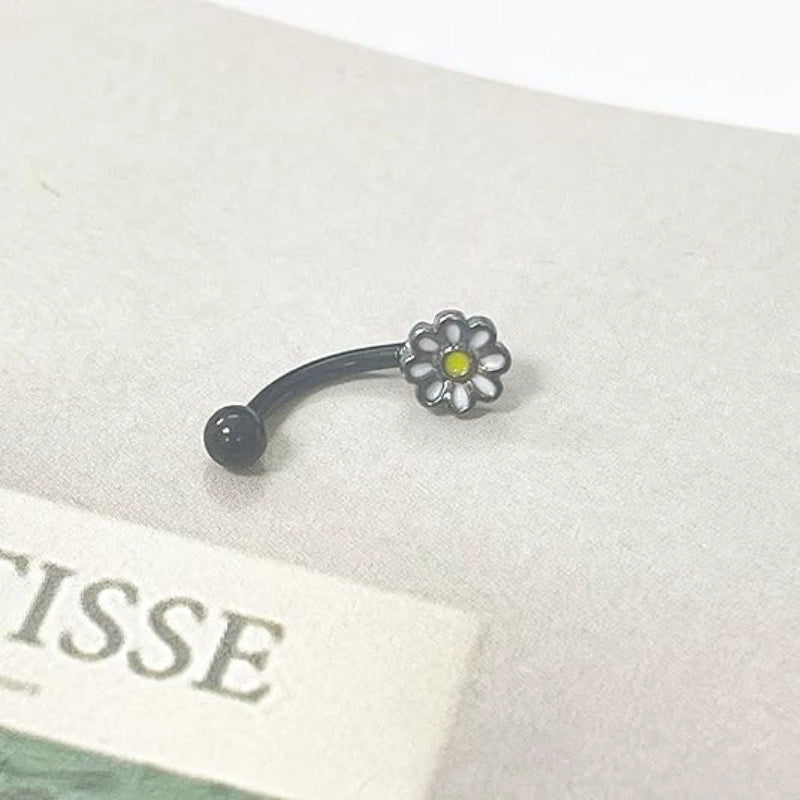 Daisy Eyebrow Piercing