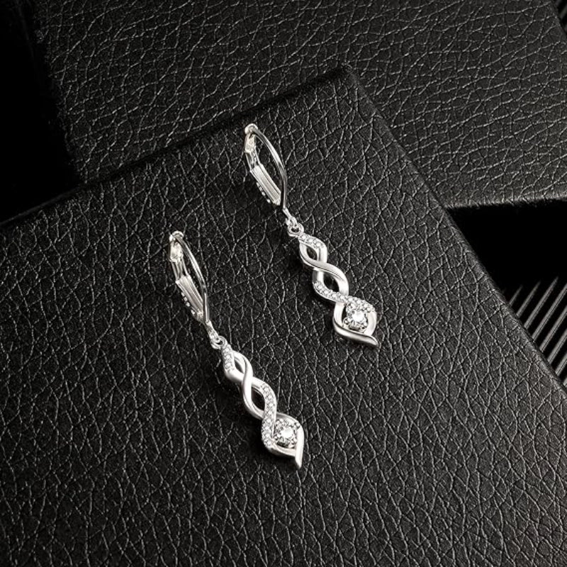 Zircon Drop Earrings