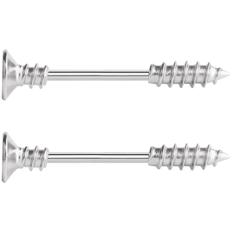 14G 2PS Nipple Rings - Anchor, Cuff, Arrow, Screw