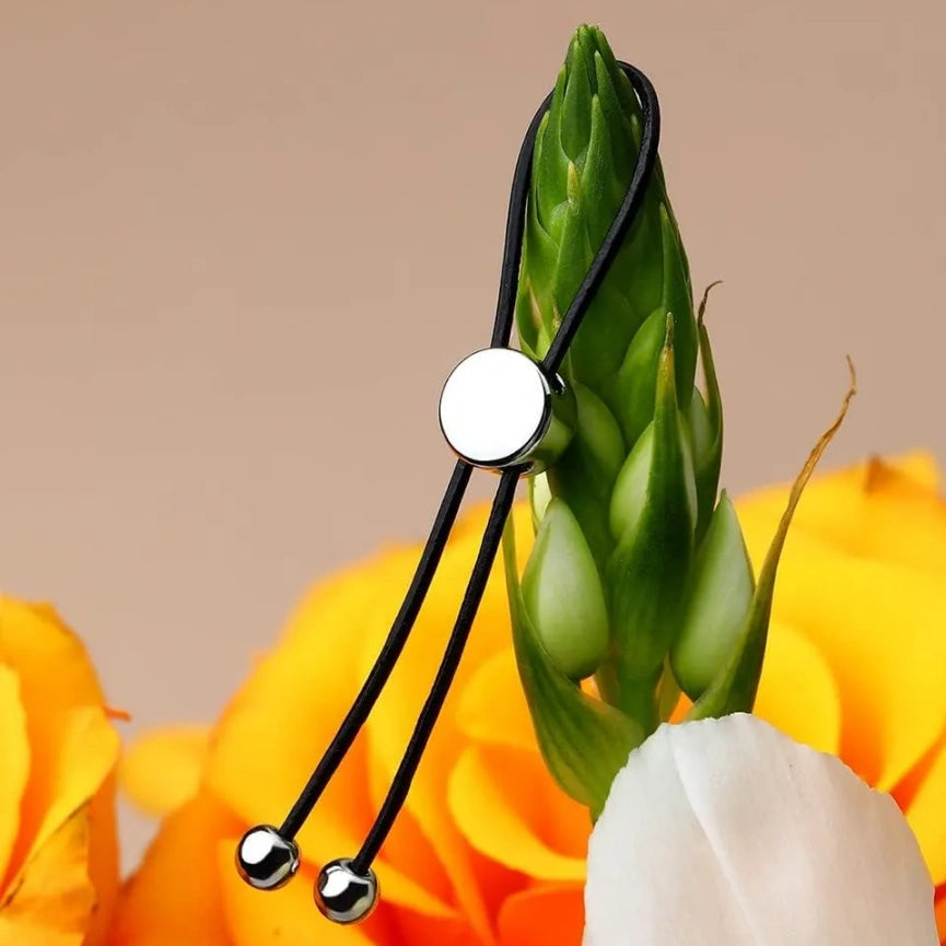 Faux Nipple Piercing Jewelry – Leather Adjustable Drawstring