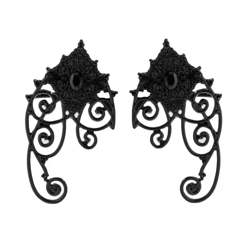 Vintage Gothic Elf Ear Cuff – Halloween Piercing Jewelry