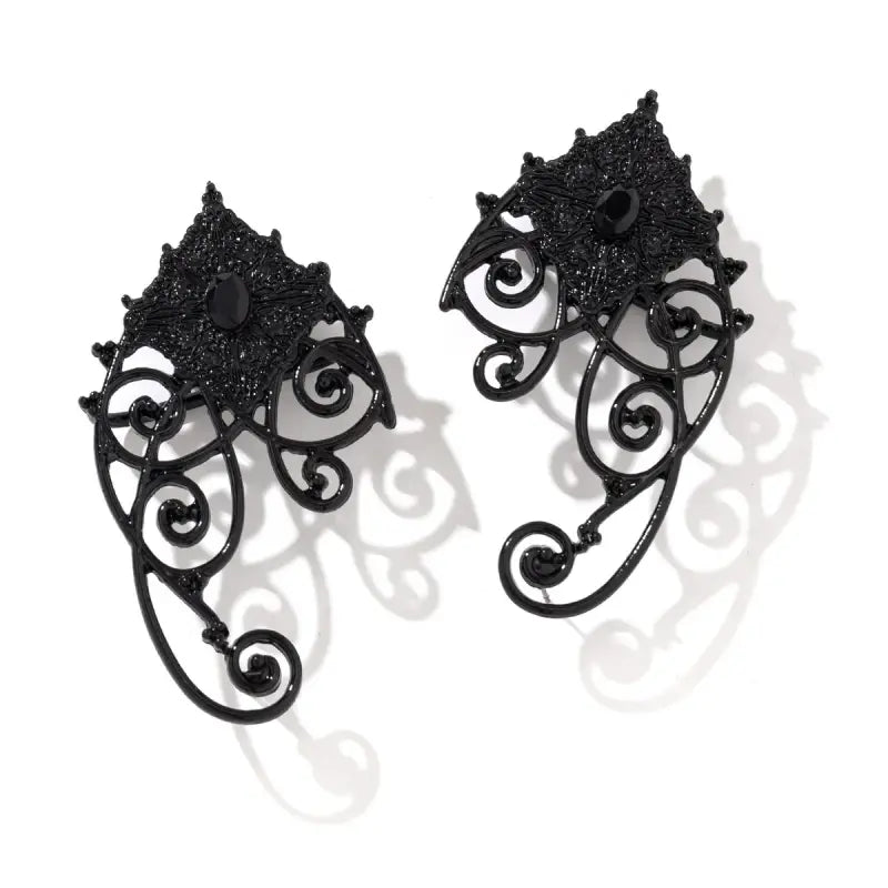 Vintage Gothic Elf Ear Cuff – Halloween Piercing Jewelry