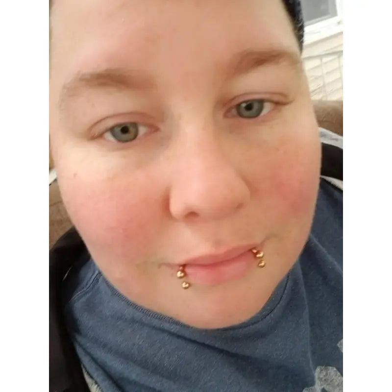 16PCS 14G Steel Piercing Rings – Septum, Lip, Tongue, Nipple