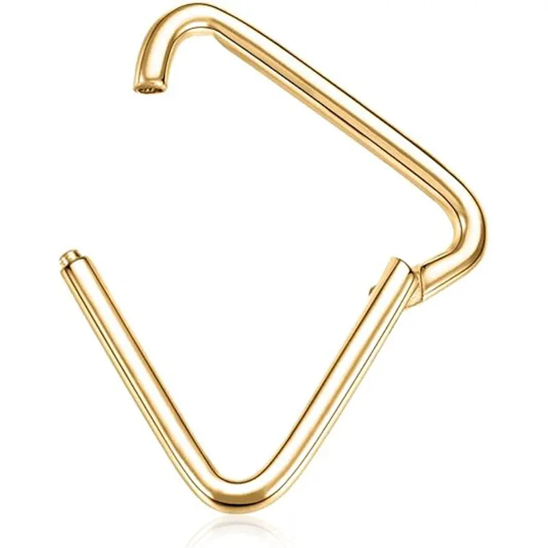 316L Triangle Open Ring 1.2*8