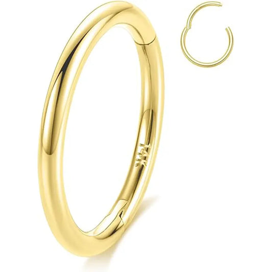 14K Pure Gold Basic Open Ring 1.2 Gold