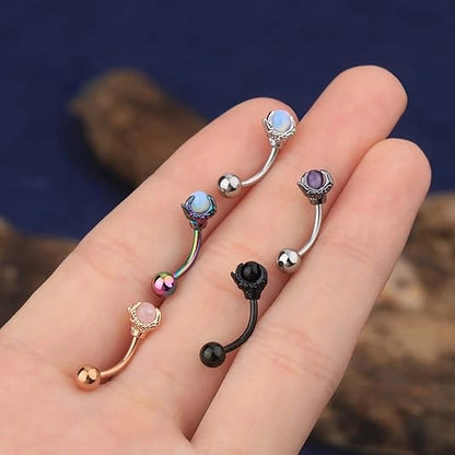 16G Curved Barbell Dragon Claw Eyebrow Rings