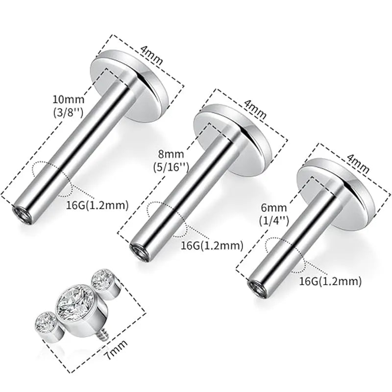 G23/Zircon Head+1.2*6/8/10/Base/Silver