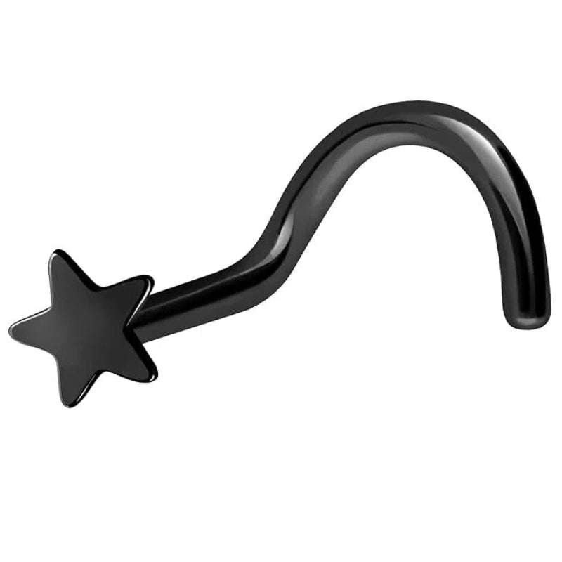 Spiral Star Nose Stud