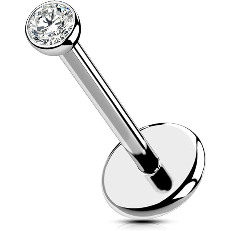 10mm Titanium Labret Stud