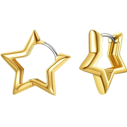 Star Huggie Earrings