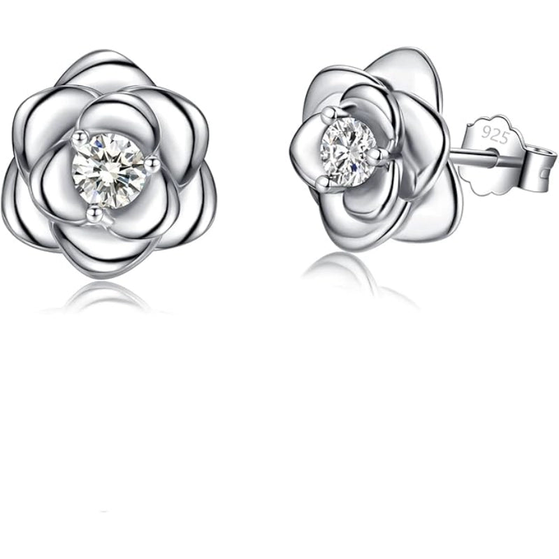 Rose Stud Earrings