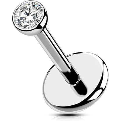 6mm Titanium Labret Stud