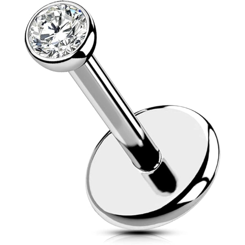 6mm Titanium Labret Stud