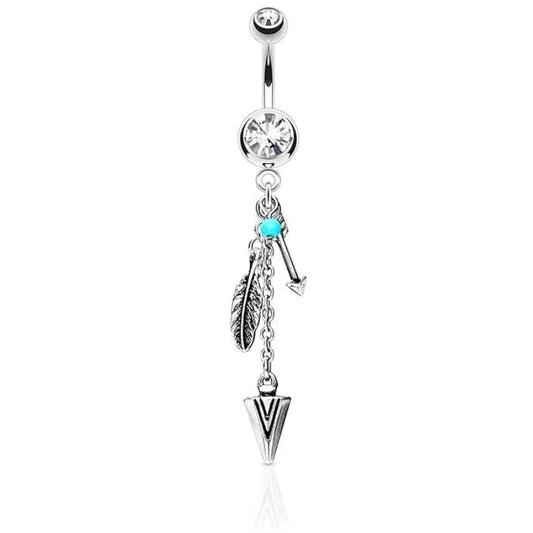 Tribal Feather & Arrow