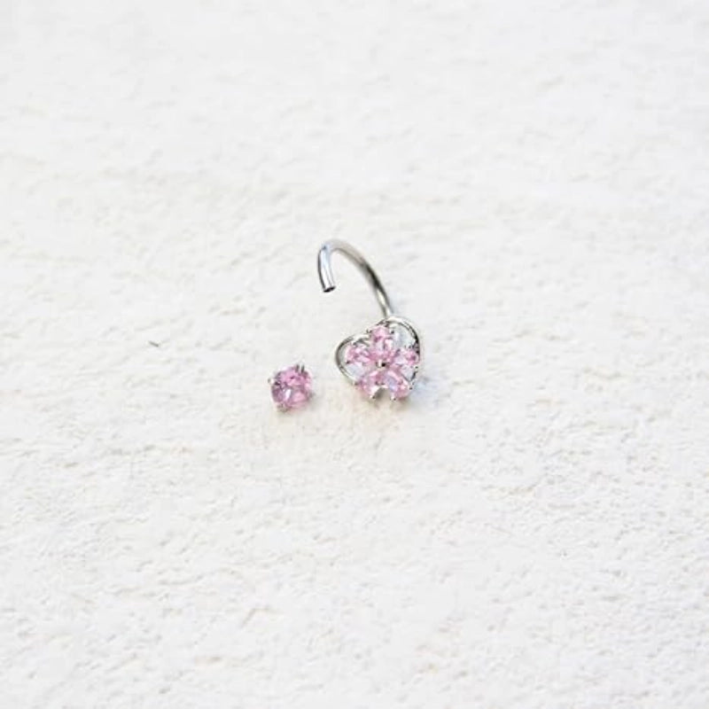 Floral Lip Ring