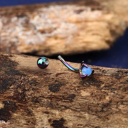 16G Curved Barbell Dragon Claw Eyebrow Rings