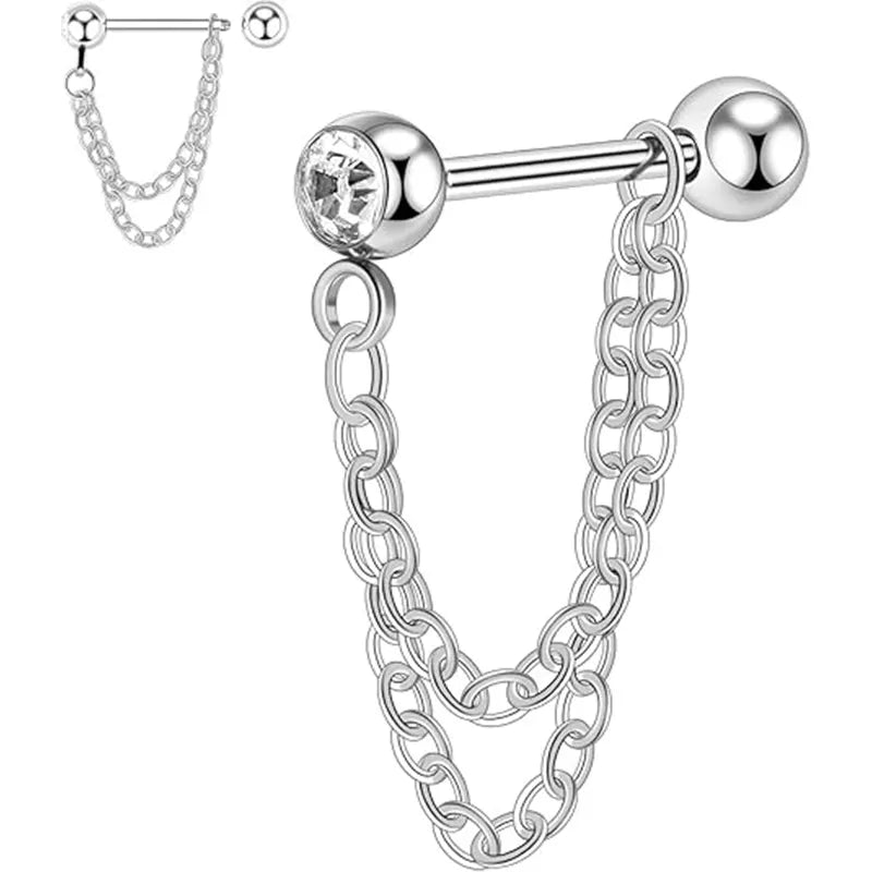 316L Cartilage Screw Double Chain Drill 1.2*6*4*4