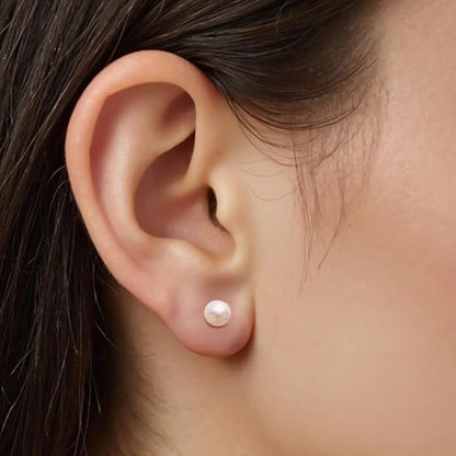 Pearl Stud Earrings