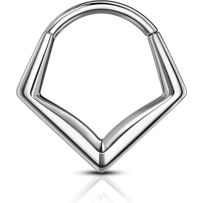 Minimalist Titanium Septum Ring
